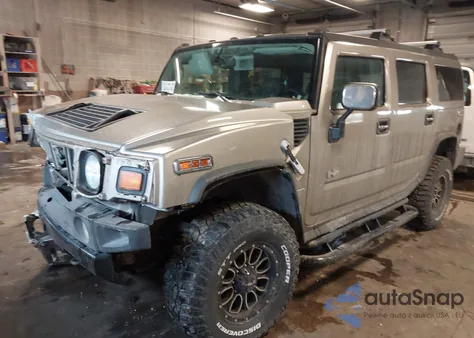 2003 Hummer H2 из США, поврежденный, VIN 5GRGN23U43H109124